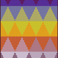 Diamond-sweater. 7 diamonds