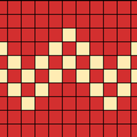 Fair Isle Scarf - Pattern 1