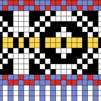 Fair Isle Scarf - Pattern 2