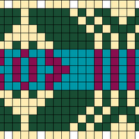 Fair Isle Scarf - Pattern 7