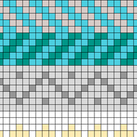 Fair Isle Scarf - Pattern 8
