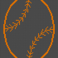 Baseball outline