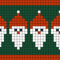 Christmas Santa for 64 sts
