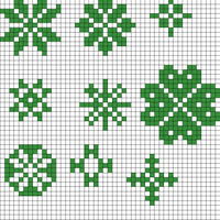 snowflakes 1-9