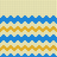 Hat fat zigzag