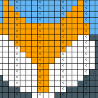 fox hat swatch