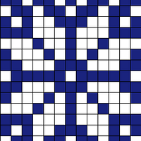 Long Ornament Snowflake