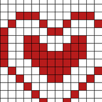 Long Ornament Heart