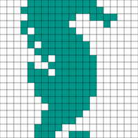 Alpha #20597 Seahorse sml