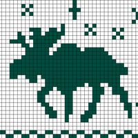 Copy of reindeer scene