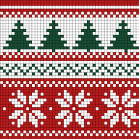 Christmas Fair Isle for Hat