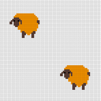 Copy of Sheep Cushion 18" x 18"