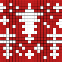 84 stitch  Xmas Sock Chart