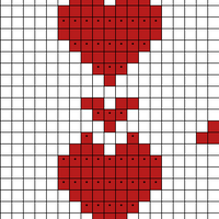 Revised candy cane Heart
