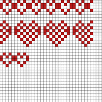 Copy of Revised candy cane Heart