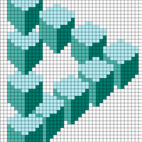 Impossible triangle blocks Penrose cubed