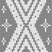 Wider diamond scarf