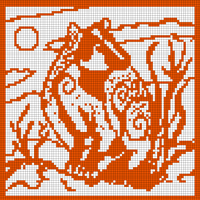 badger mosaic