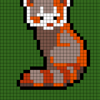 Red Panda with fewer colors