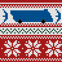 Christmas Fair Isle for Hat