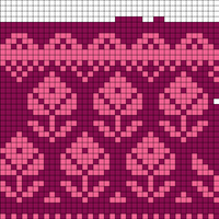 flowers pink-maroon