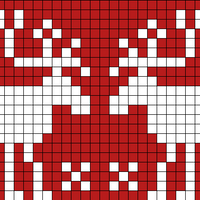 Stocking Pattern Reindeer