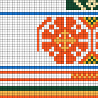 22st (x4=88) repeat - cuff