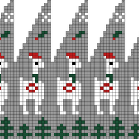 Copy of Christmas Llamas Hat