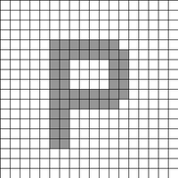 Letter P