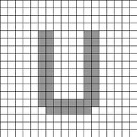 Letter U