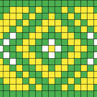 Winter Games Hat Green Gold Chart 3