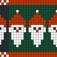 Copy of Christmas Santa for 64 sts