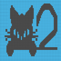 taller back small Cat YinYang