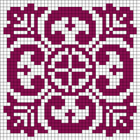 Floral square 4