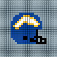 Chargers helmet