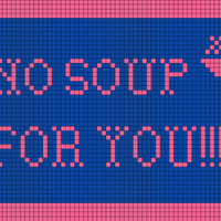 No Soup coffee Mat