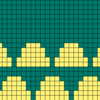 Hat green/gold