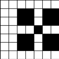 Cubes with break between unprogrammed