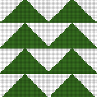 Christmas tree pillow