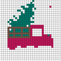 truck with tree