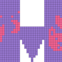 Purple and pink mittens with owl and cat