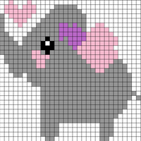 Small elephant opposite