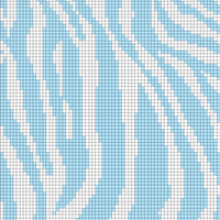 Zebra cardigan blue 