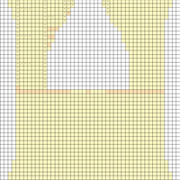 Cable Sweater Vest Back
