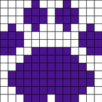 Paw print single