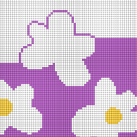 flower sweater chart