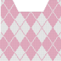 New Argyle Vest Back