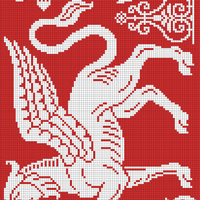 Heraldic banner right