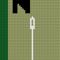 N of Alphabet Knitted Quilt