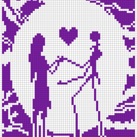 Jack and Sally silhouette
